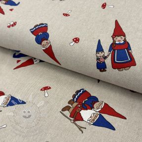 Dekorációs anyag Linenlook Gnome Family