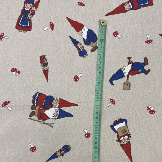 Dekorációs anyag Linenlook Gnome Family