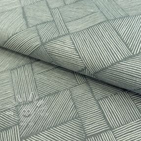 Dekorációs anyag Linenlook Line Diagonal Patchwork soft green