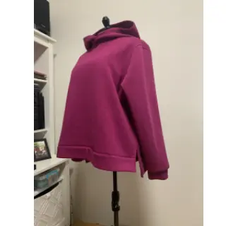 Szabadidő anyag fésült JOGGING violet