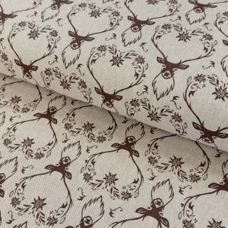 Dekorációs anyag Linenlook Deer heart edelweiss