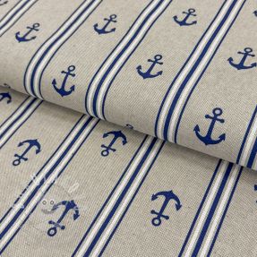 Dekorációs anyag Linenlook Anchor navy