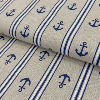 Dekorációs anyag Linenlook Anchor navy