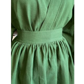 Lenvászon előmosott dark green
