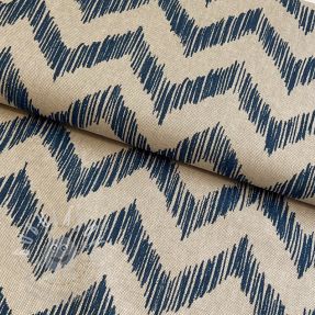 Dekorációs anyag Linenlook Wavy stripes navy