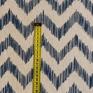 Dekorációs anyag Linenlook Wavy stripes navy