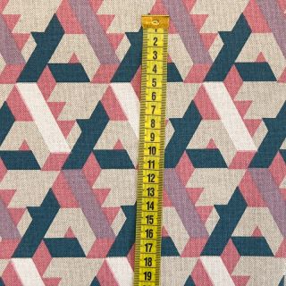 Dekorációs anyag Linenlook Graphic Triangles Jade