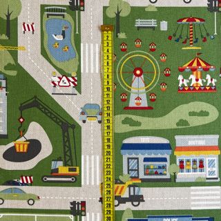Dekorációs anyag Linenlook Car Roadmap
