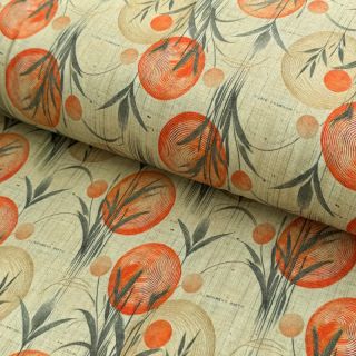 Jersey VISCOSE Enjoy The Silence orange digital print