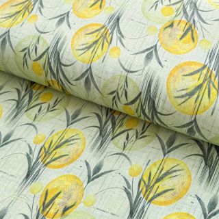 Jersey VISCOSE Enjoy The Silence lemon digital print