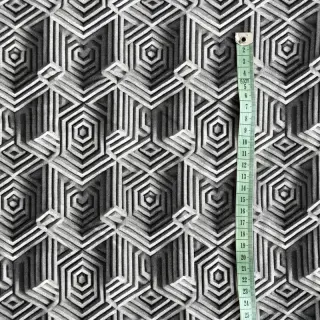 Jersey VISCOSE Structure grey digital print