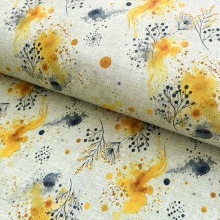Jersey VISCOSE Soothing Fields yellow digital print