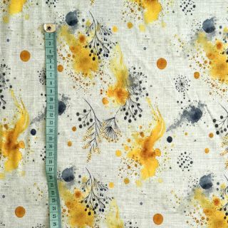 Jersey VISCOSE Soothing Fields yellow digital print