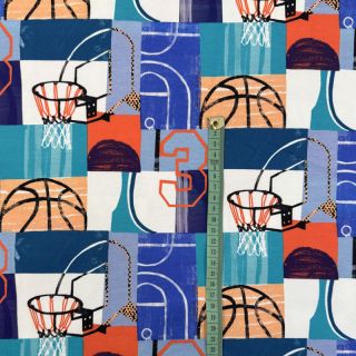 Szabadidő anyag Basketball digital print