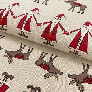 Dekorációs anyag Linenlook Santa and moose