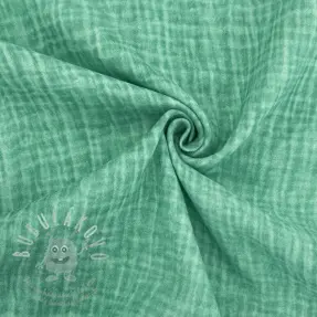 Dupla géz/muszlin Vintage green