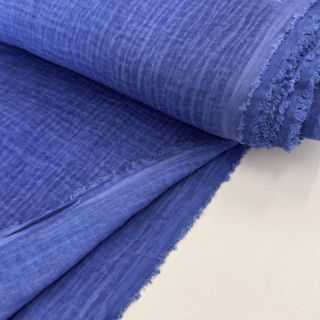 Dupla géz/muszlin Vintage cobalt