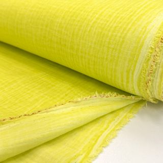 Dupla géz/muszlin Vintage neon yellow