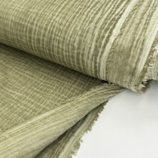 Dupla géz/muszlin Vintage khaki