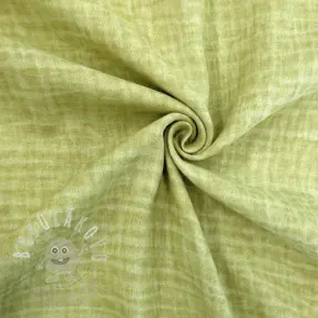Dupla géz/muszlin Vintage lime