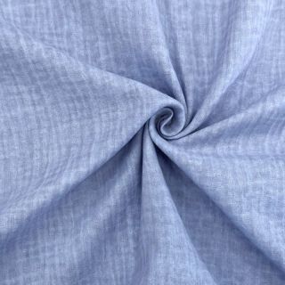 Dupla géz/muszlin Vintage old blue