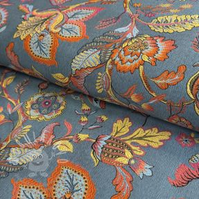 Dekorációs anyag jacquard Inaya ciel