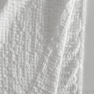 Pamutvászon STRETCH Baby white