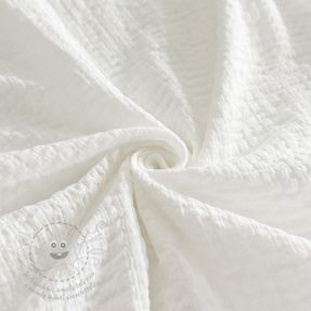 Pamutvászon STRETCH Baby off white