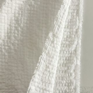 Pamutvászon STRETCH Baby off white