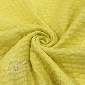Pamutvászon STRETCH Baby yellow