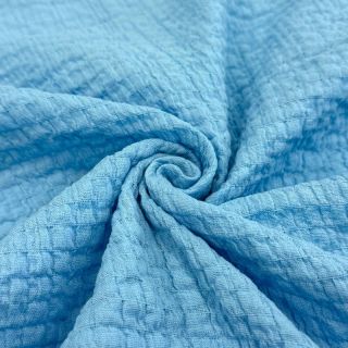Pamutvászon STRETCH Baby blue