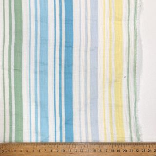 Dupla géz/muszlin Beach Stripe blue