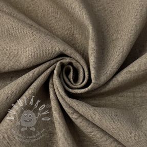 Pamutvászon lenvászonnal PREMIUM taupe
