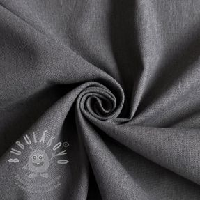 Pamutvászon lenvászonnal PREMIUM dark grey