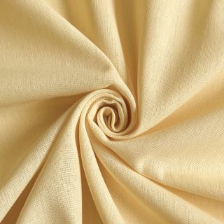 Pamutvászon lenvászonnal PREMIUM light yellow