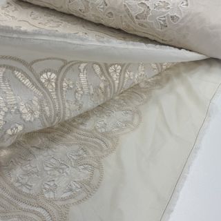 Pamutvászon EMBROIDERY Blanchette design A