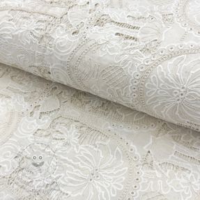 Pamutvászon EMBROIDERY Blanchette design B