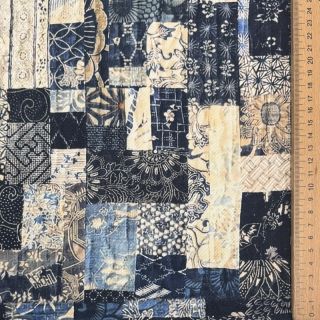 Pamutvászon TWILL DENIM Mix print design A