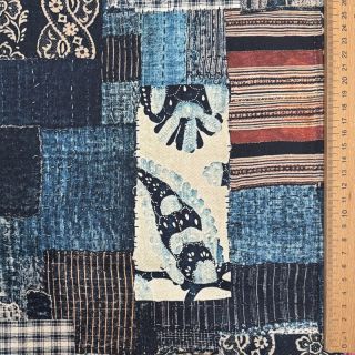 Pamutvászon TWILL DENIM Mix print design B