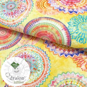 Dekorációs anyag Teflonos MANDALA WATERCOLOUR YELLOW