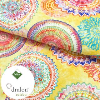 Dekorációs anyag Teflonos MANDALA WATERCOLOUR YELLOW