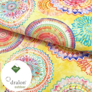 Dekorációs anyag Teflonos MANDALA WATERCOLOUR YELLOW