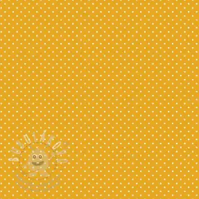 Pamutvászon Petit dots yellow