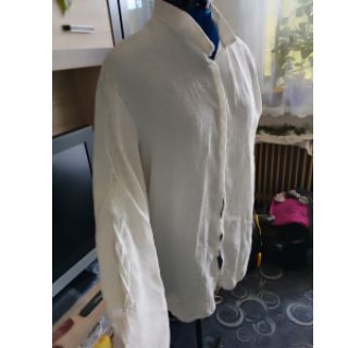 Viszkóz lenvászonnal CRINCLE SIMPLY NATURAL