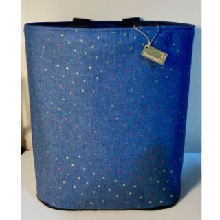 Pamutvászon JEANS FOIL Hearts multicoluor