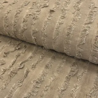 Pamutvászon lenvászonnal Vintage Fringe Stripe naturals