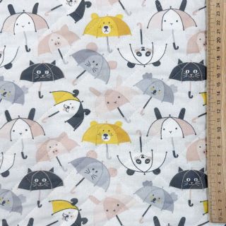 Pamutvászon QUILTING Parapluie perle