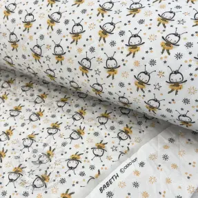 Pamutvászon QUILTING Elisabetta jaune