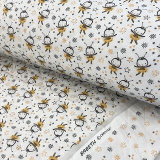 Pamutvászon QUILTING Elisabetta jaune