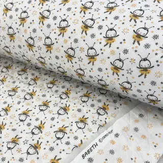 Pamutvászon QUILTING Elisabetta jaune